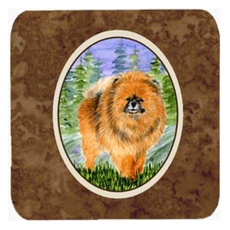 Pomeranian Foam Coasters- Set Of 4